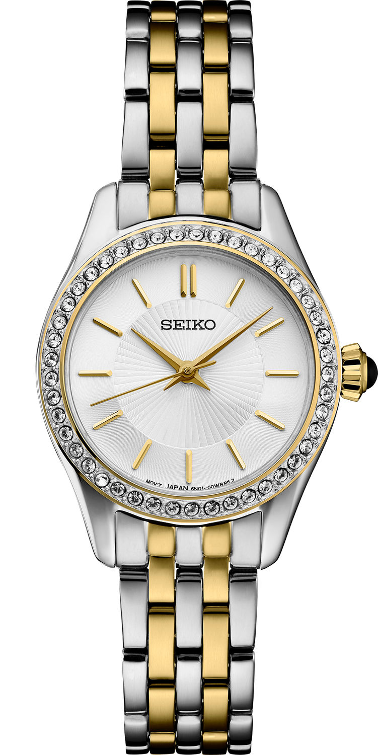 Seiko Essentials Two-Tone Stainless Steel Women's Watch SUR540