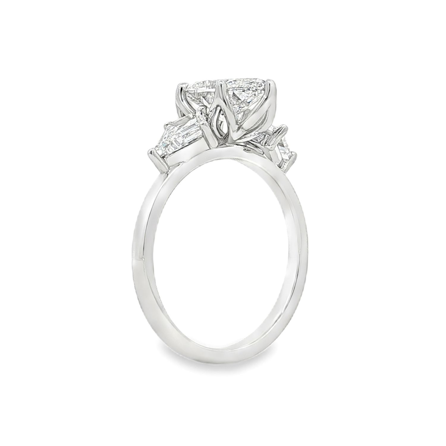 IGI Certificate 14K White Gold Lab Grown Diamond Engagement Ring MZ30719