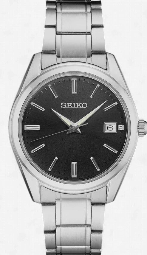 Seiko Men's Classic Quartz Black Dial Quartz Watch - SUR311P1