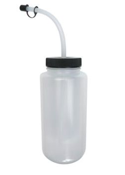 A&amp;R Water Bottle w/Straw, Color: Clear