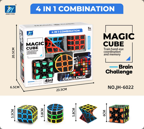 Original JiehuiToys® MAGIC CUBE - ​ 4in1 Set
