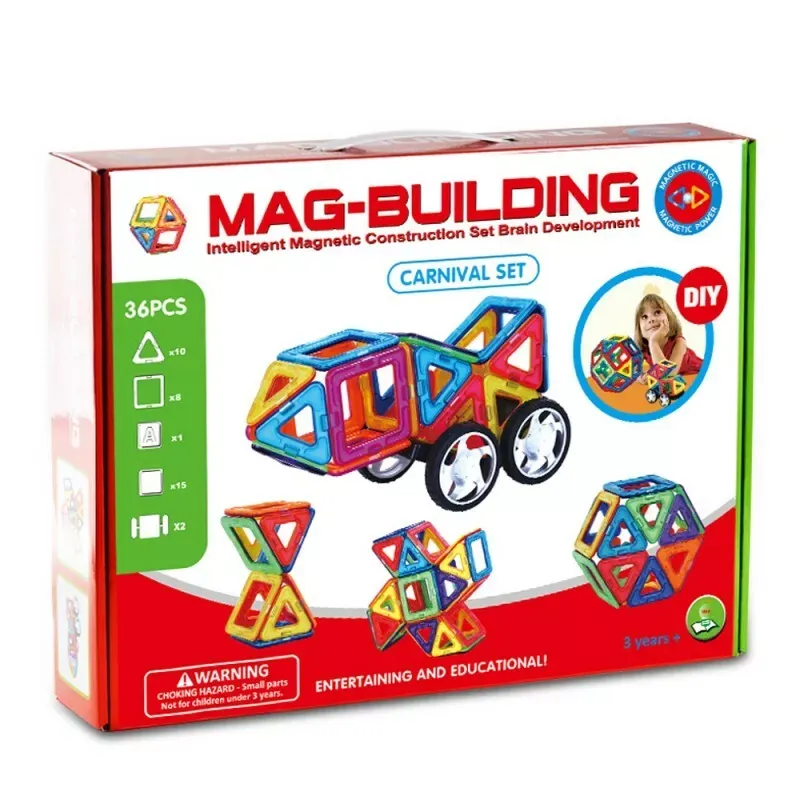 MagBuilding Magnetische Bausteine, 36teilig