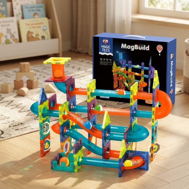 MagBuild Freizeitpark - 110 teilig - Bausteine