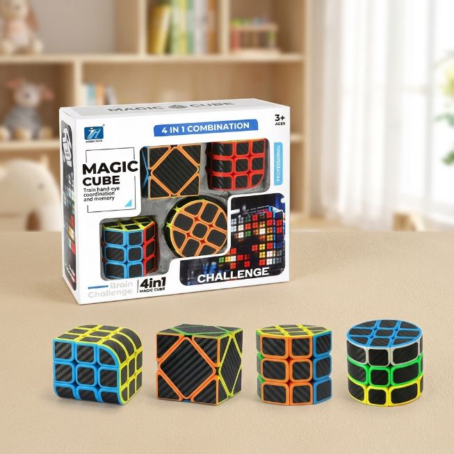 Original JiehuiToys® MAGIC CUBE - ​ 4in1 Set