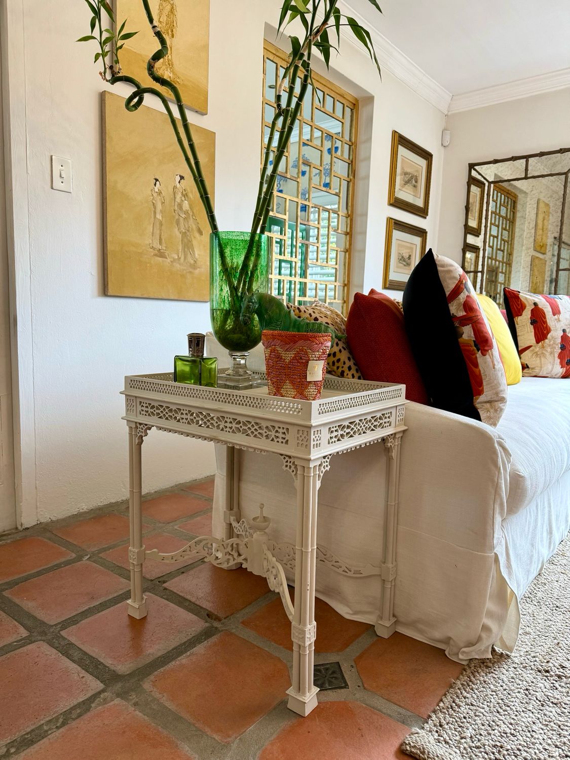Ivory Lotus Table