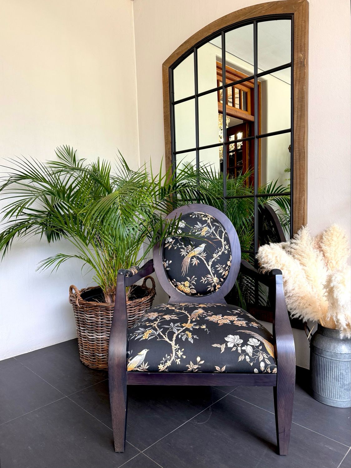 The Avian Oak Corner Chair