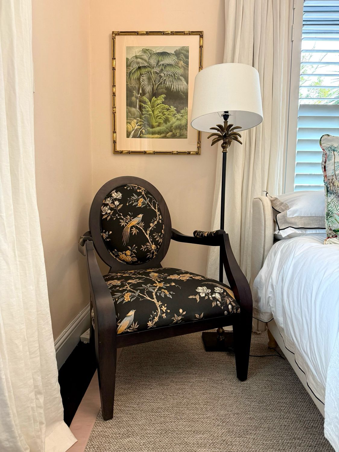 The Avian Oak Corner Chair