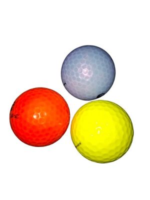 Używane KOLOROWE piłki golfowe