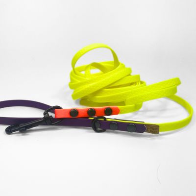 Linka dla małego lub średniego psa - Cytrynowy