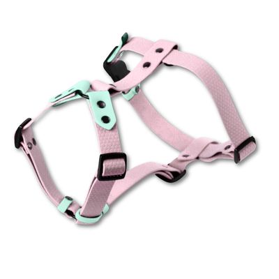 Szelki guard dla mikro psiaka - Pudrowe