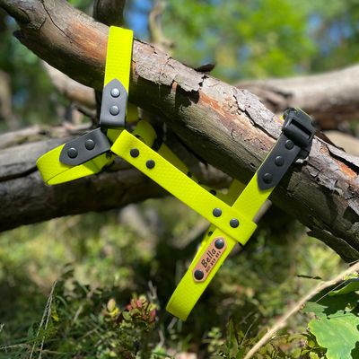 Szelki guard dla małego lub średniego psa - Cytrynowe