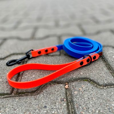 Smycz miejska dla małego lub średniego psa - Szafirowy