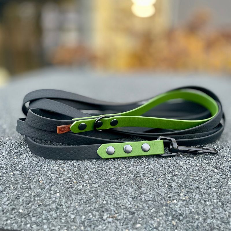 Linka dla większego psa - Czarny