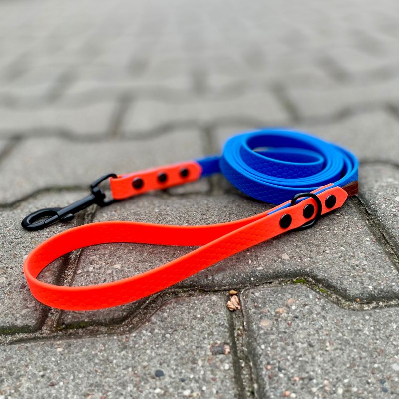 Linka dla małego lub średniego psa - Szafirowy