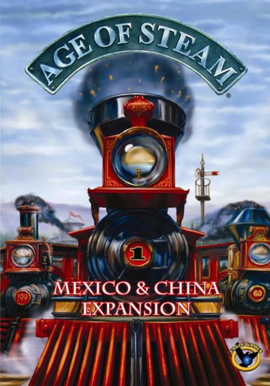 Age of Steam: China and Mexico Expansion Maps