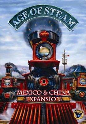 Age of Steam: China and Mexico Expansion Maps