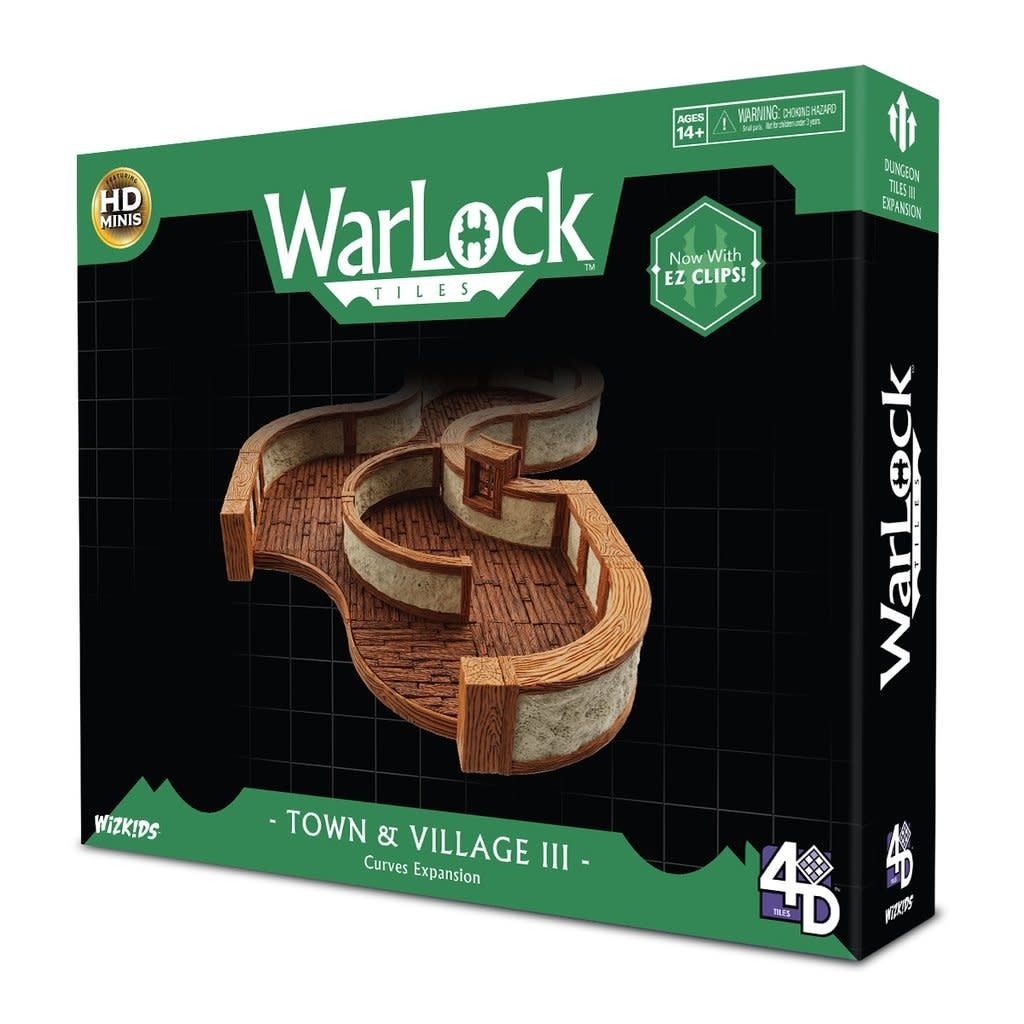 WarLock Tiles: Town & Village III -  Curves Expansion (Half Walls)