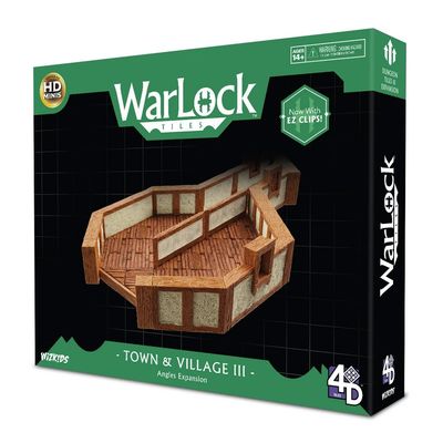 WarLock Tiles: Town & Village III - Angles Expansion (Half Walls)