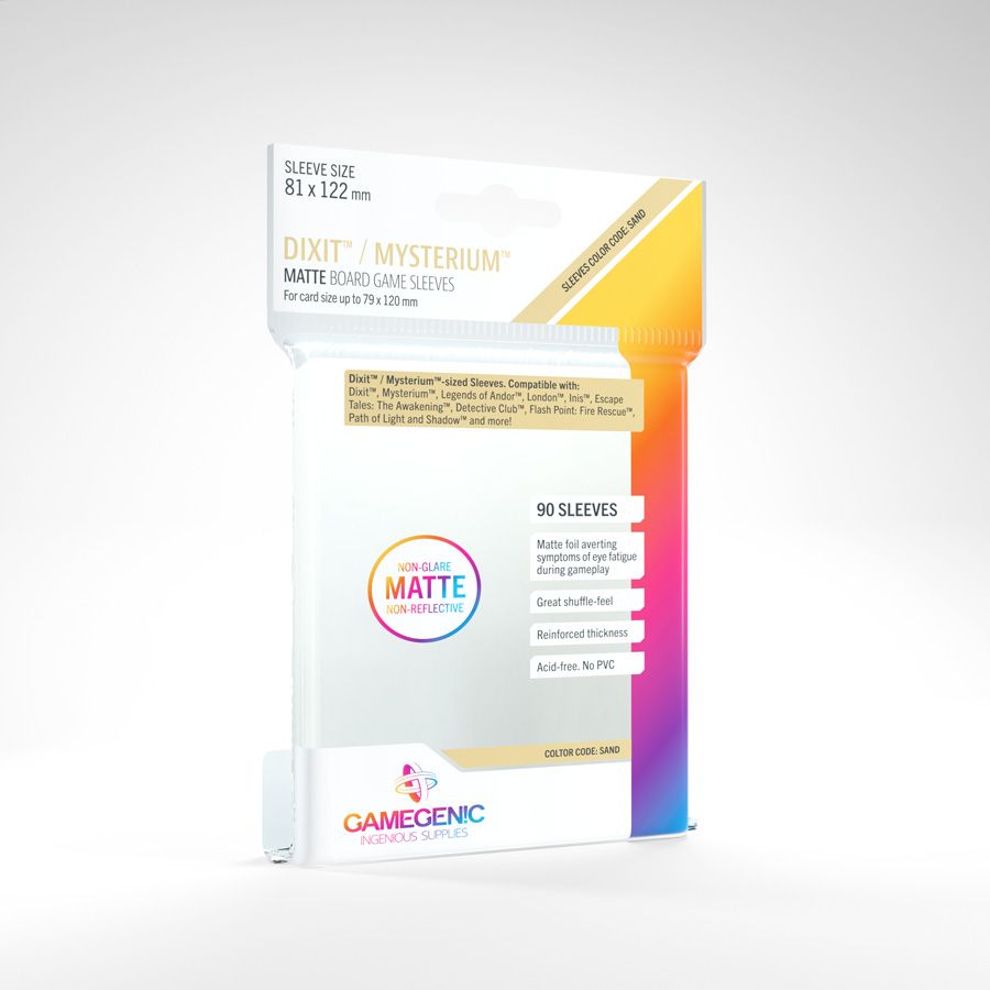 MATTE Sleeves - , Size: Dixit (81x122mm)