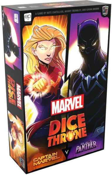 Dice Throne: Marvel - 2-Hero Box 1- Captain Marvel & Black Panther