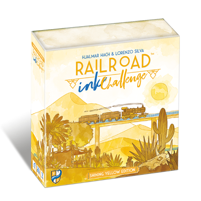 Railroad Ink Challenge: Shining Yellow
