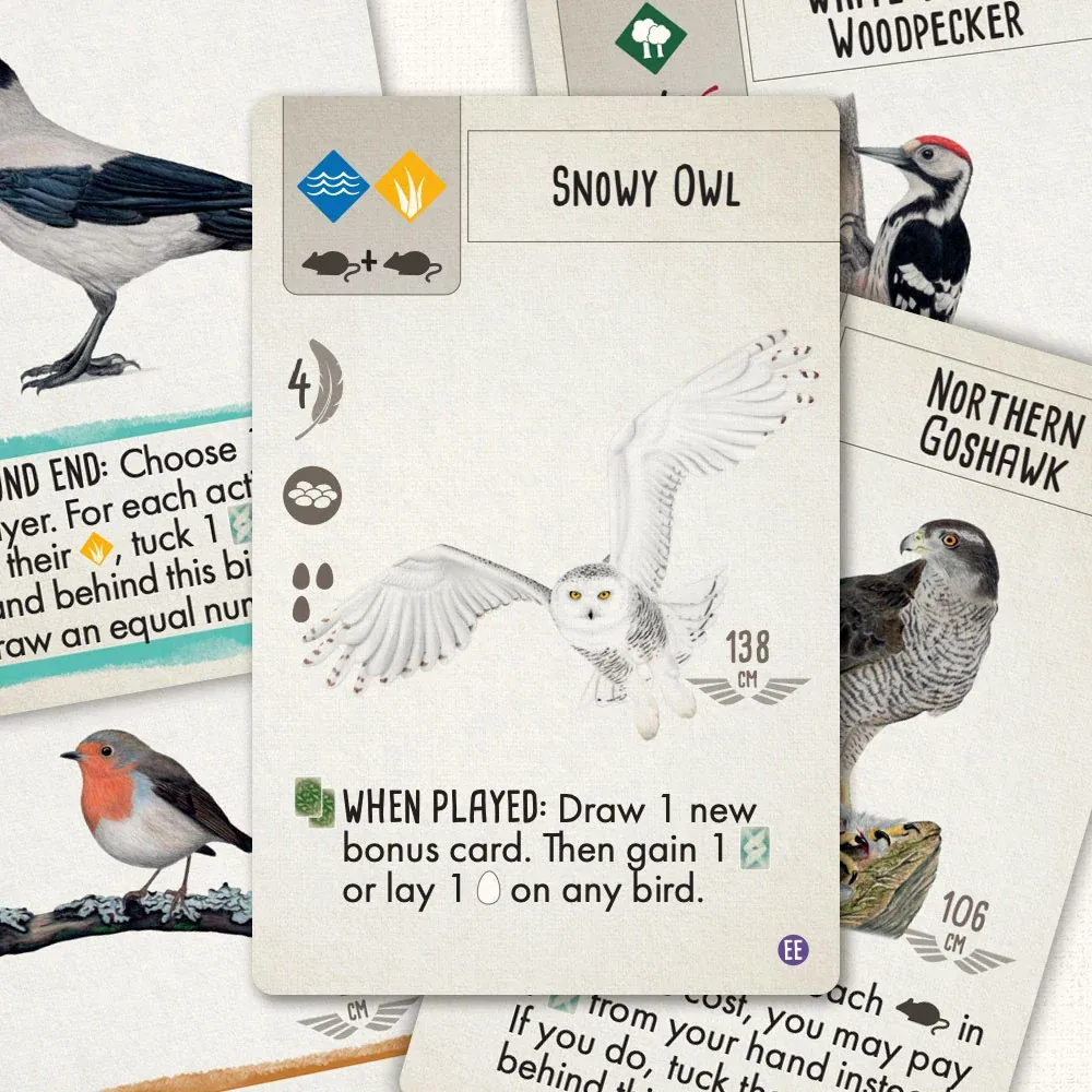 Wingspan: Vision-Friendly Cards: European Expansion Wingspan: Vision-Friendly Cards: European Expansion