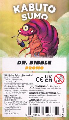 Kabuto Sumo: Dr. Bibble Kabuto Sumo: Dr. Bibble