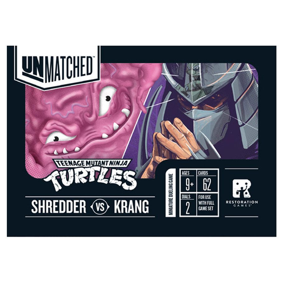 Unmatched Adventures: Teenage Mutant Ninja Turtles- Shredder vs. Krang “Hero” Decks Unmatched Adventures: Teenage Mutant Ninja Turtles- Shredder vs. Krang “Hero” Decks