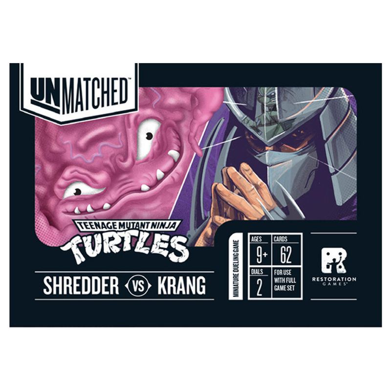 Unmatched Adventures: Teenage Mutant Ninja Turtles- Shredder vs. Krang “Hero” Decks