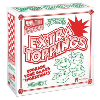 Unmatched Adventures: Teenage Mutant Ninja Turtles- Extra Toppings Miniature Pack Unmatched Adventures: Teenage Mutant Ninja Turtles- Extra Toppings Miniature Pack