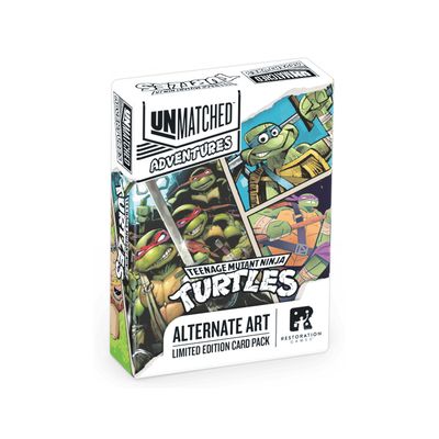 Unmatched Adventures: TMNT – Alternate Art Lmtd Ed Card Pack Unmatched Adventures: TMNT – Alternate Art Lmtd Ed Card Pack