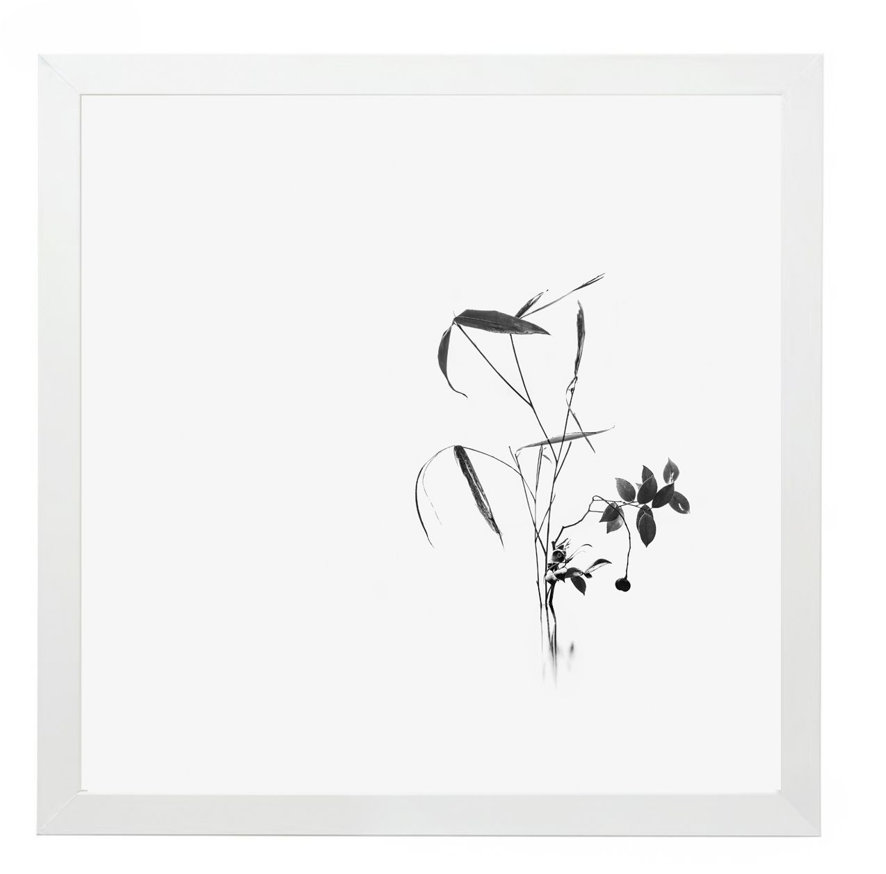 17 Syllables – Echoes of Stillness #19, 2025 / Framed, 25 × 25 cm