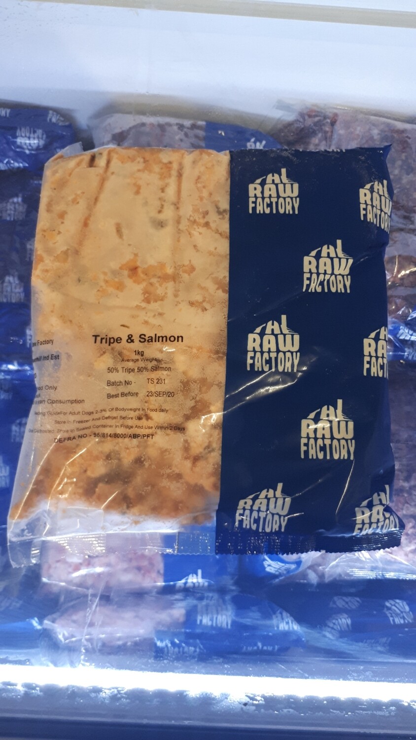 Salmon & Tripe 1kg Salmon & Tripe 1kg
