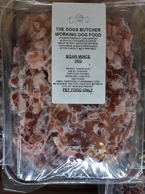dog mince from butcher