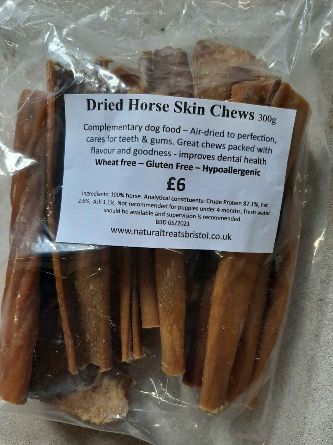 Dried Horse Skin 300g Dried Horse Skin 300g