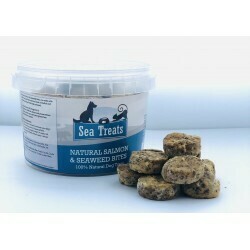 NATURAL SALMON & SEAWEED BITES 200G TUB NATURAL SALMON & SEAWEED BITES 200G TUB