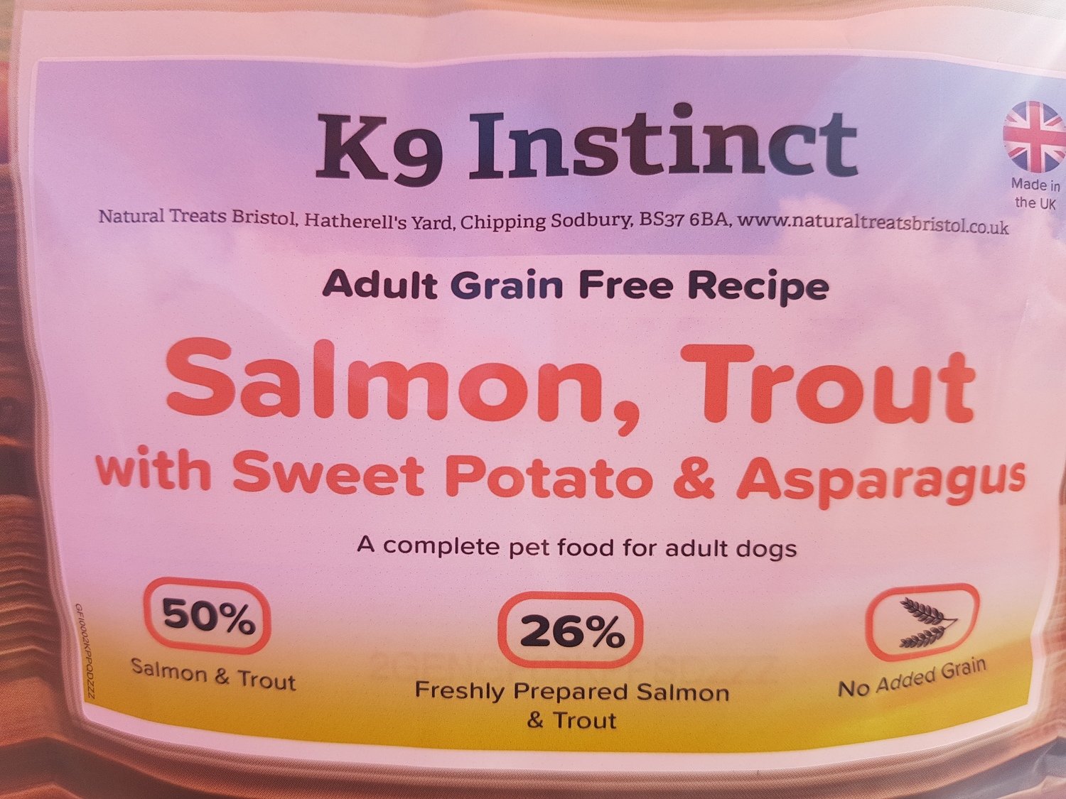 Salmon, Trout, Sweet Potato & Asparagus, Grain Free 2kg Salmon, Trout, Sweet Potato & Asparagus, Grain Free 2kg