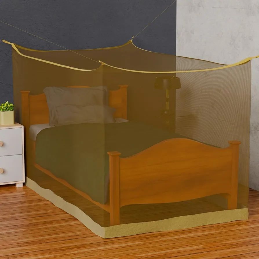 MOSQUETO NET KHAKHI SINGLE BED