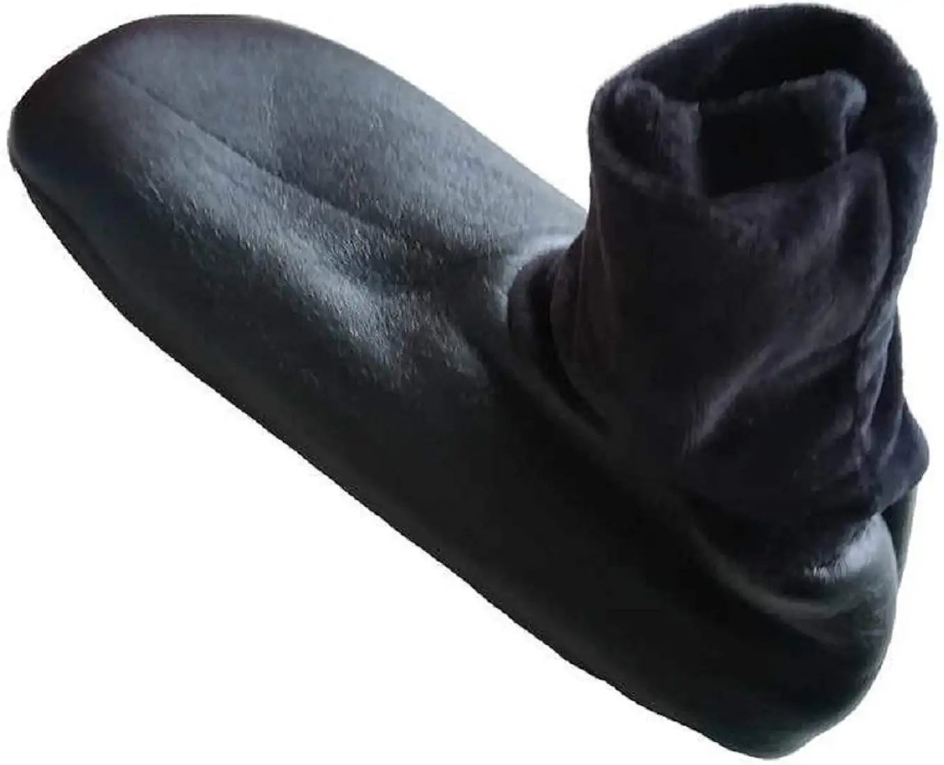 Warm leather socks