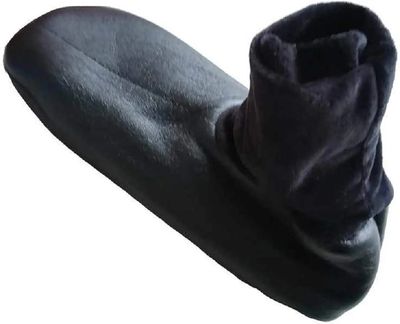 Warm leather socks