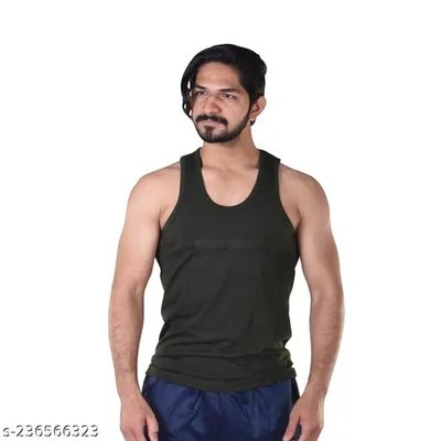 Olive green pocket vest