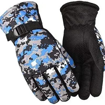 Warm Wind-Proof Cobra Print Gloves