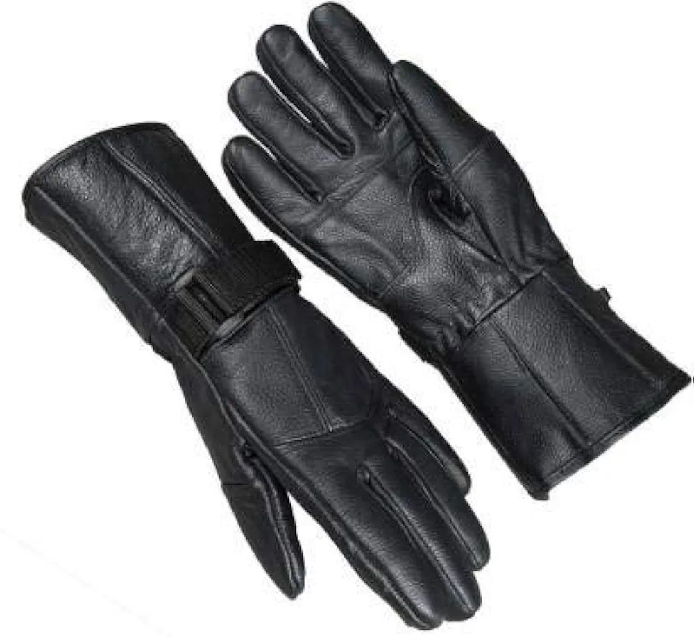 Pure Leather Winter Gloves