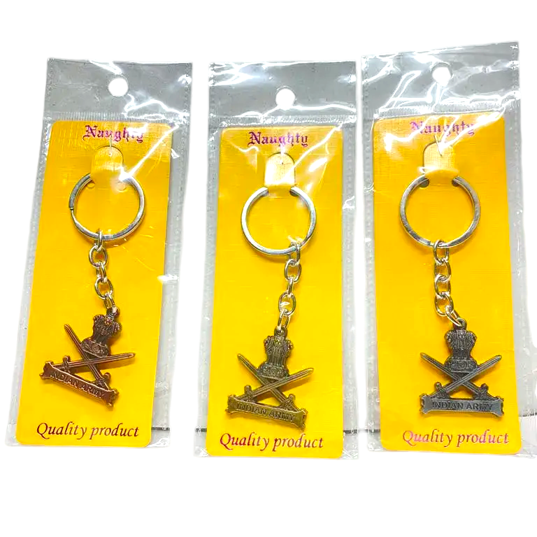 Logo Indian Army Keyring