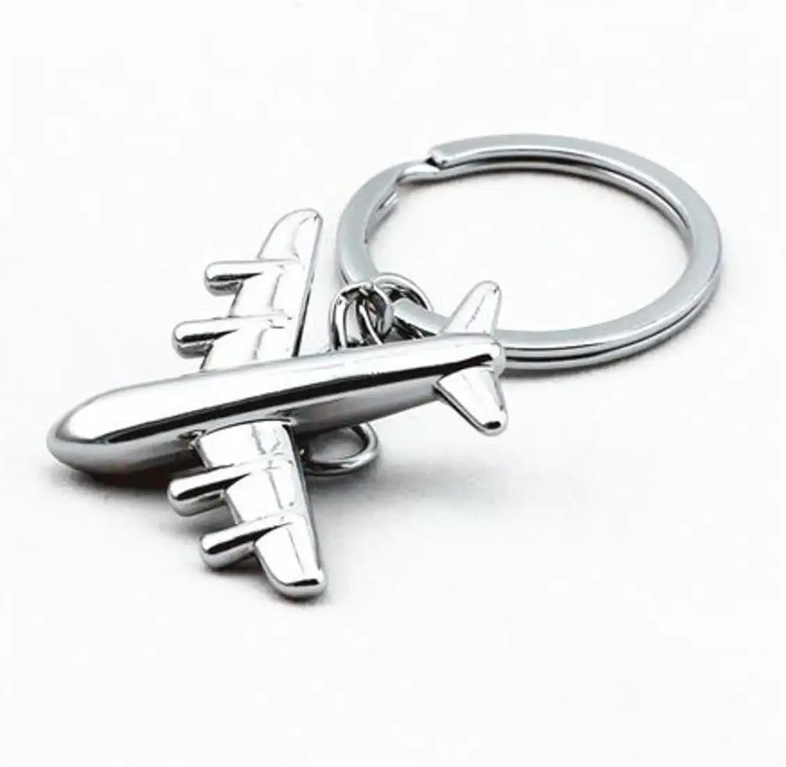 Metal Aircraft Keyring