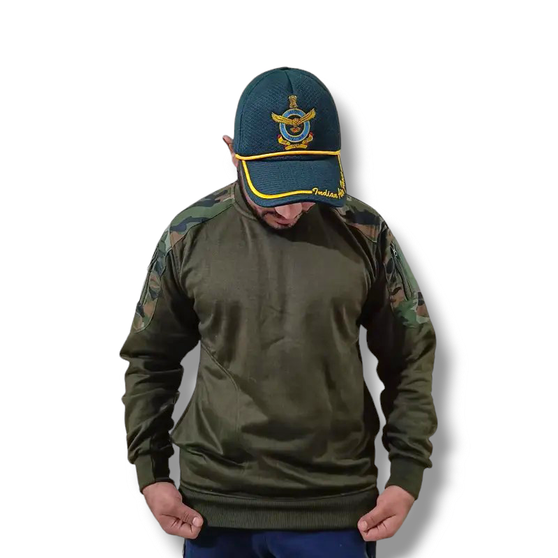 Warrior Garam Round Neck Fleece T shirt 