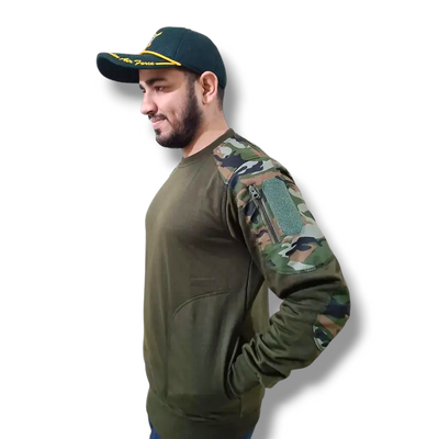 Warrior Garam Round Neck Fleece T shirt 