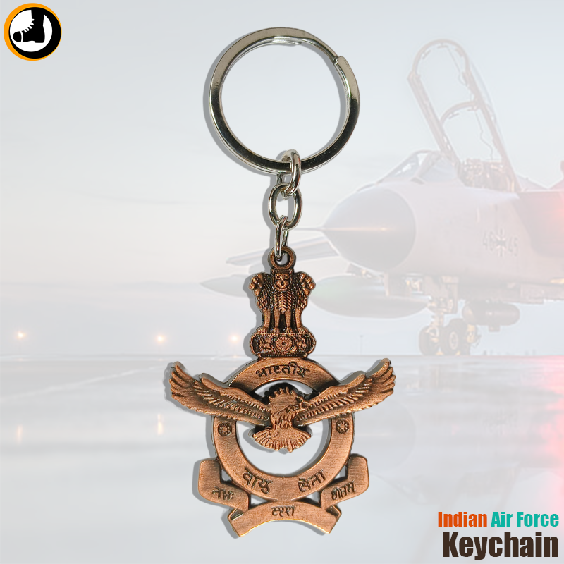 IAF Logo Metal Keyring 