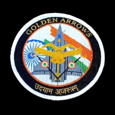 Golden Arrow Cloth Patch