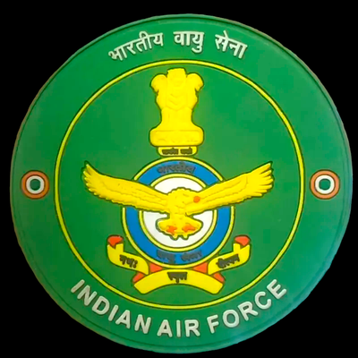 Airforce IAF green Silicon Patch